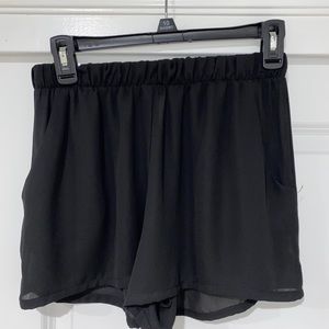 Black shorts size medium